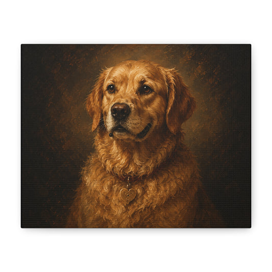 Custom Pet Renaissance Oil Painting Canvas | Personalized Pet Memorial Art