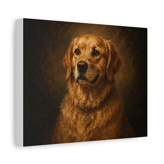 Custom Pet Renaissance Oil Painting Canvas | Personalized Pet Memorial Art